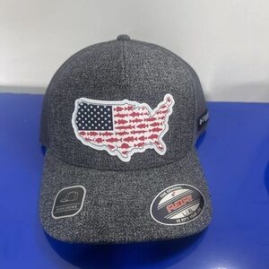 Columbia Flexfit Hat with American Flag